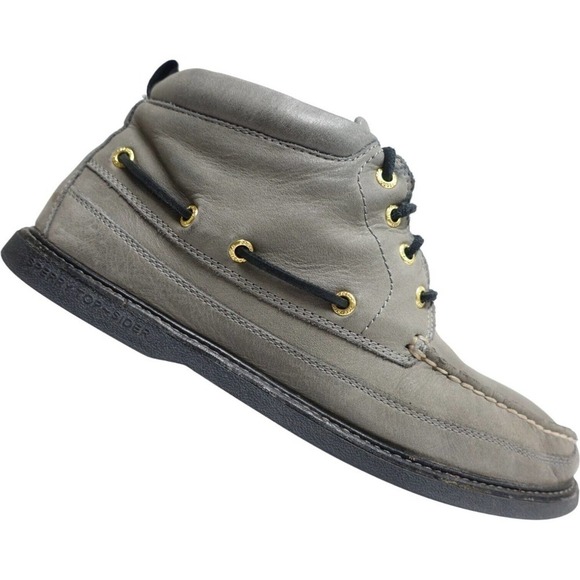 SPERRY Men Chukka Boots Gold Cup A/O Grey 11 M Medium Top-Sider Ankle STS10224
